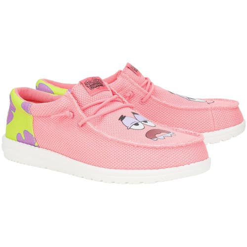 Hey Dude Wally Funk Spongebob Patrick 42897-66U Men 9 Pink Slip-On Shoes DDK2156