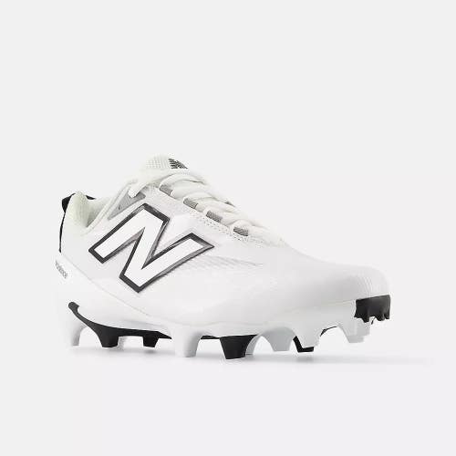 New Balance BurnX5 WBURNLW5 Women's 6.5 Wide White Black Lacrosse Cleats DDK2179