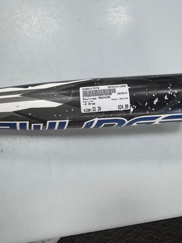 Used Rawlings MACHINE BB/SB High School -3 Bat 33" 11860-S000317579