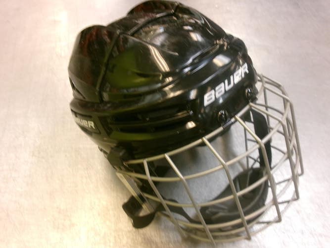 Used Bauer IMS 5.0 Helmet Cage Combo Black MD 11339-S000208098