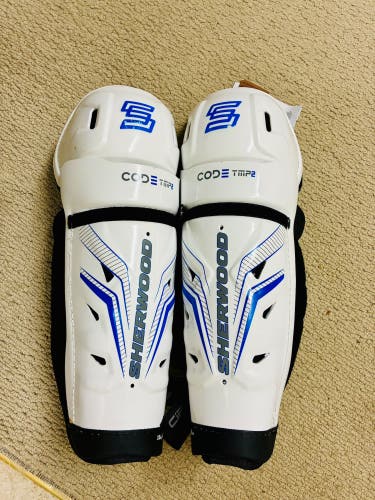 Senior Sher-Wood Code TMP2 15" Shin Pads (New)