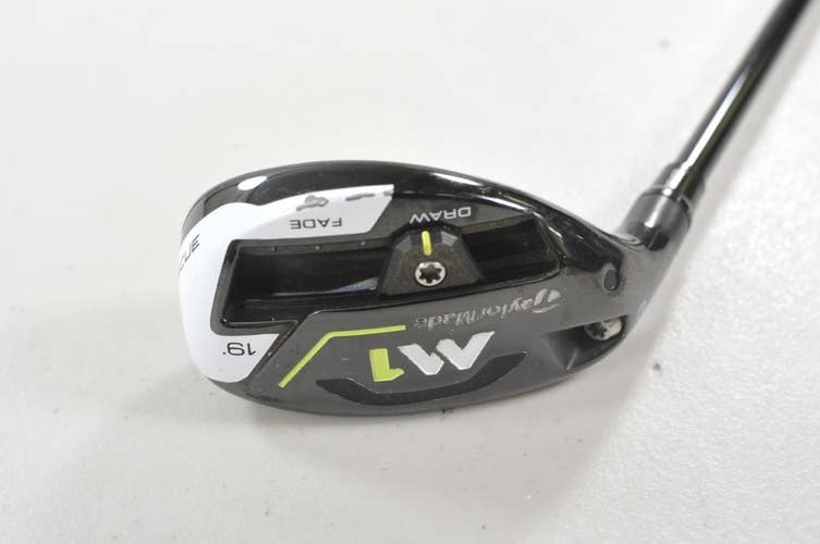 LEFT HANDED TaylorMade M1 Rescue 2017 3-19* Hybrid Stiff Flex Graphite # 222026