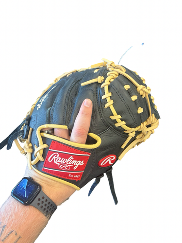 Used Rawlings SELECT PRO LITE CATCHERS MITT BB/SB Catchers RH Throw Black 32 1/2" 11682-S000141034