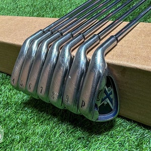 Used Right Handed Callaway X-20 Irons 4-PW Uniflex Steel Golf Club Set