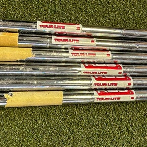 Used KBS Tour Lite Stiff Flex 6-PW/GW Steel Iron Set Shafts .355"