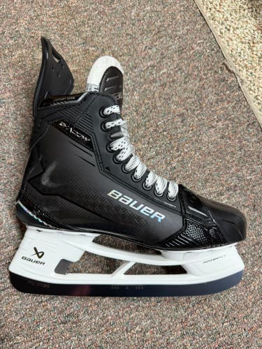 New Bauer Supreme Shadow SR Hockey Skates Size 10 Fit 2 with FlyTi Steel