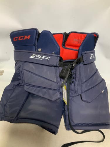 Used CCM EFLEX EXTREME Inter Goalie Pant Navy Blue LG 11823-S000042617