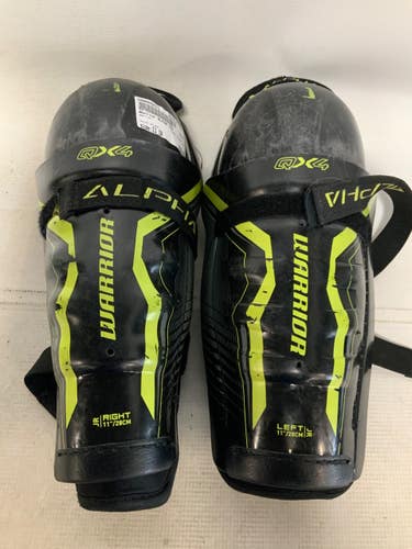 Used Warrior ALPHA DX4 Junior Shin Guards Black 11" 11823-S000042573