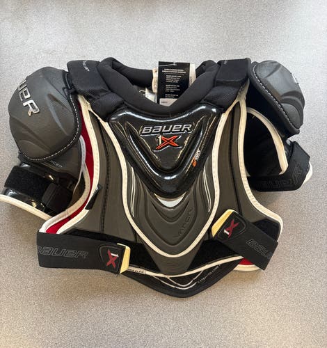 Large Junior Bauer Vapor 1X Shoulder Pads (New)