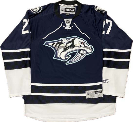 Nashville Predators Patric Hornqvist Navy Reebok NHL Hockey Jersey Size M