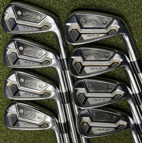 Callaway Apex TCB Forged Iron Set 3-PW Steel Project X LS 6.0 120g Stiff Flex
