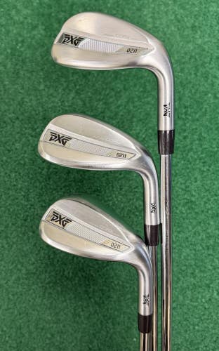 PXG 0211 COR 2 Wedge Set Gap/Sand/Lob Wedge Men's Right Hand Wedge Flex Steel