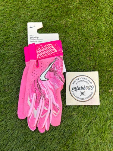 Nike Alpha Elite Mother's Day PE MLB Batting Gloves (HJ1845-908) - Size Large - New