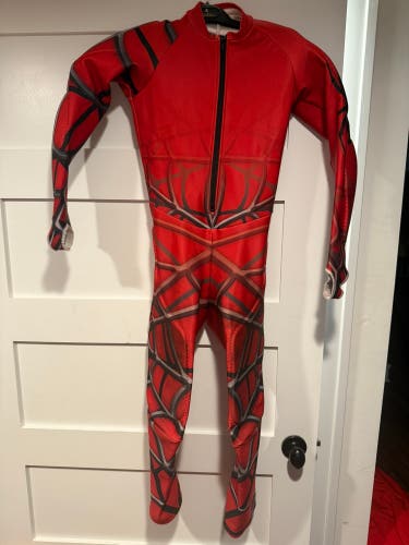 Unisex Youth Large (14/16) Spyder 990 Padded Racing Ski Suit (Used)