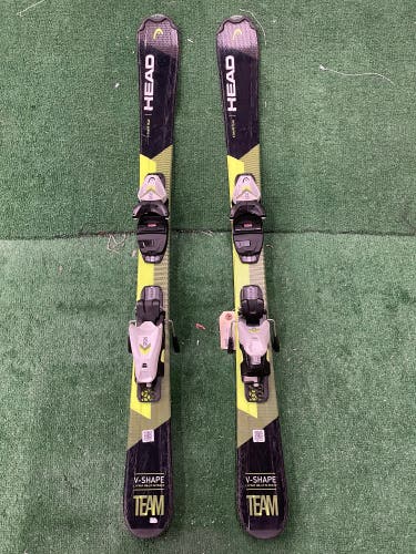 HEAD V-Shape 117 cm Skis With Bindings (Used)