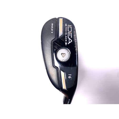 Adams Idea Pro Black 1 Hybrid 16* Aldila Voodoo SNV8 Stiff Graphite Mens RH