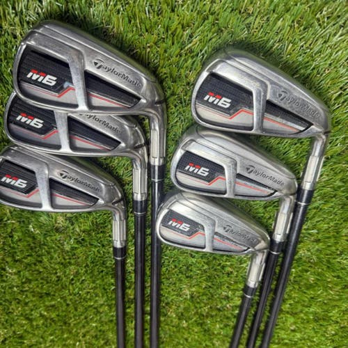 TaylorMade M6 - IRON SET 5-Pw Graphite Atoms Fujikura - Regular - RH