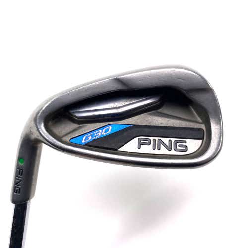 LEFTY Ping G30 Single 9 Iron Green Dot 2* Up TFC 419 Stiff Steel Mens LH
