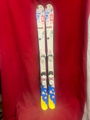 Head mojo Jr junior twin-tip downhill 129cm skis, marker 4.5 Junior bindings range: 241-271mm