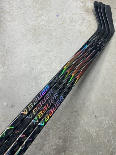 4 PACK 87 Flex P92 Senior Bauer Flylite Left Hand Hockey Stick NHL Pro Stock (New)