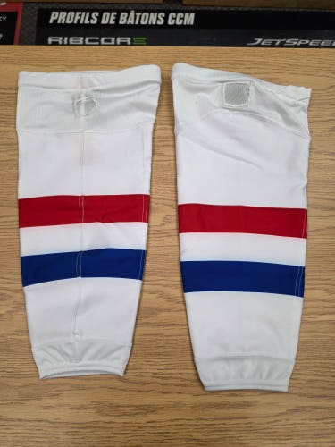 Senior Goalie CCM White Socks Pro Stock (Used)