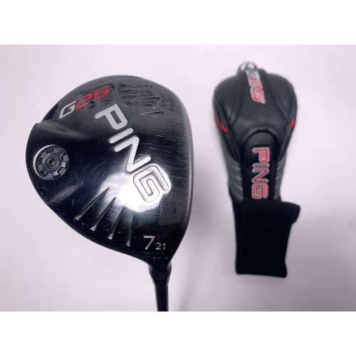Ping G25 7 Fairway Wood 21* TFC189 Senior Graphite Mens RH HC Oversize Grip