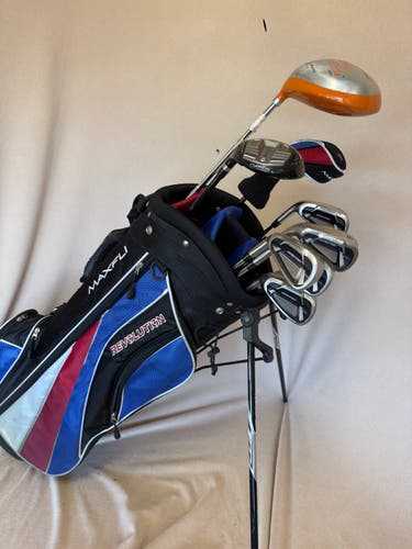 Men's Maxfli Revolution Left Hand Clubs (Full Set) Regular Flex 9 Pieces (Used)