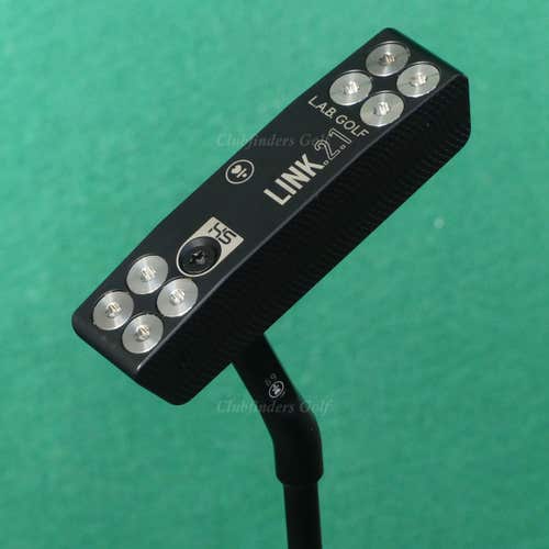 LAB Golf LINK.2.1 HS 2026 Milled 34" Putter Matte Black Stepped w/ Headcover