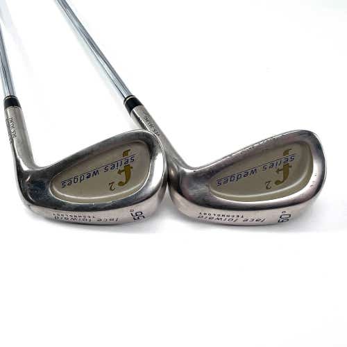 Face foward F2 Series Wedges Wedge Set 56* | 60* F2 Wedge Steel Mens RH