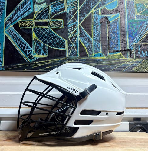 Cascade CPV-R Helmet: Black/White