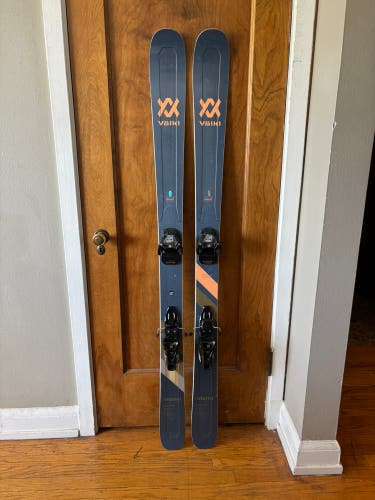 Volkl Secret 92 163cm with Salomon Warden MNC Bindings