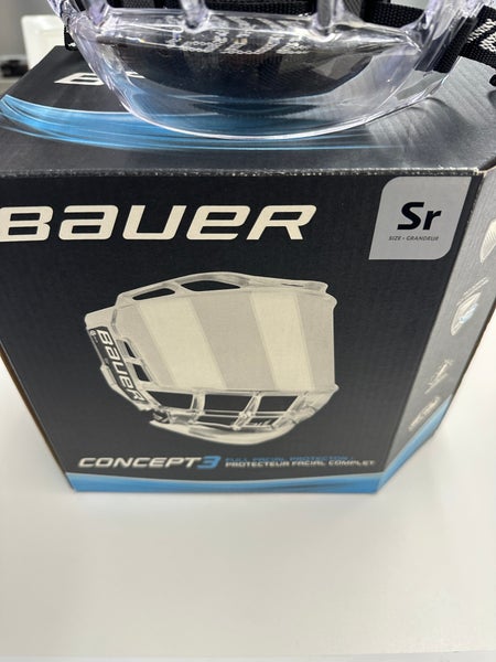 Bauer Concept 3 Full Shield Shield Sr (Used, Very Good Condition)