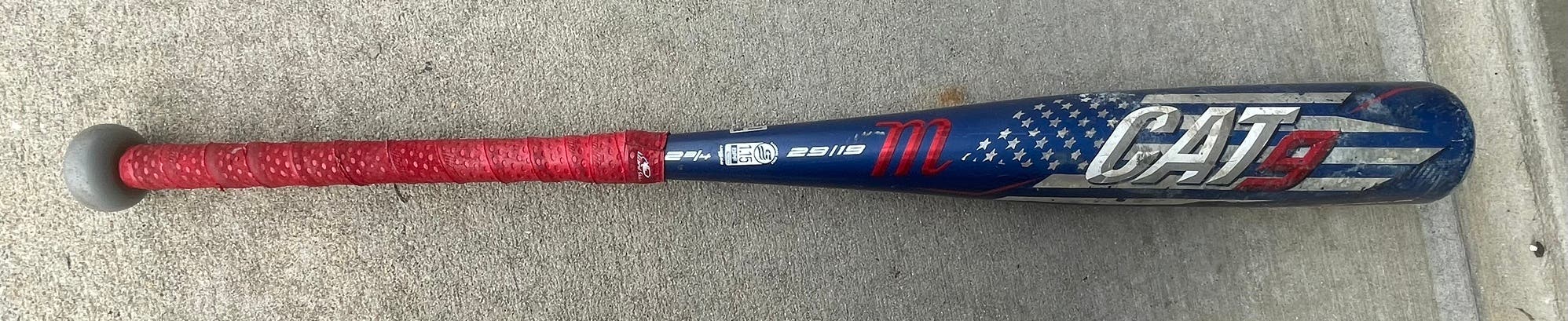 2021 Marucci CAT9 Pastime Alloy USSSA Certified Bat (-10) 29" (Used)