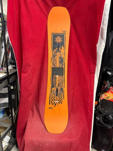 Snowboard: Rossignol Snowboard All Mountain With Bindings Soft Flex True Twin 155 cm (Used)