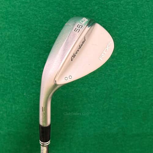 LH Cleveland RTX-4 Mid Chrome 56-10 56 Sand Wedge DG S400 TI Steel Stiff