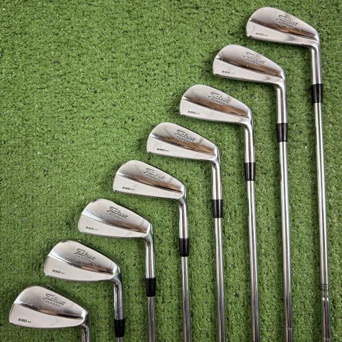 Titleist 690 MB Iron Set Forged Blades 3-PW Dynamic Gold S300 Stiff Flex Steel