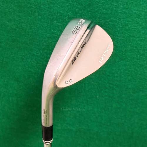 LH Cleveland RTX-4 Mid Chrome 52-10 52 Gap Wedge DG S400 TI Stiff