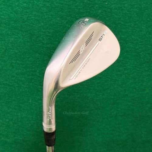 LH Titleist Vokey SM9 Chrome 50-12F 50 Gap Wedge Vokey Design Steel Wedge Flex