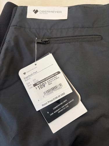 Black Women's Adult Size 20 short Obermeyer Sugarbush Ski Pants (New) MSRP $109.99