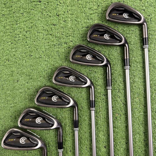 Cleveland CG7 Black Pearl Iron Set 4-PW YSQ Ladies Womens Flex Graphite Design