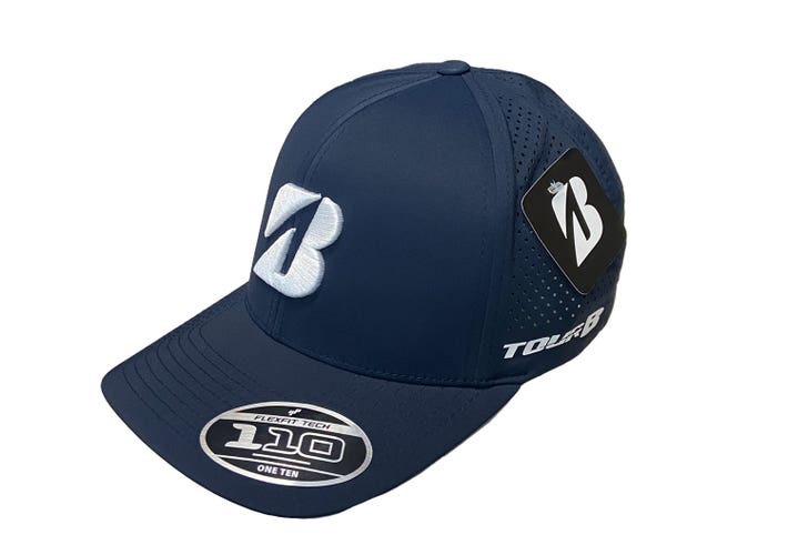 NEW Bridgestone Golf Tour Laser Navy Adjustable Golf Hat/Cap