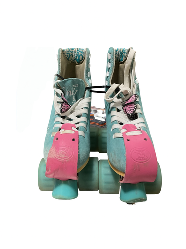 Used CANDI GIRL ROLLER SKATES Senior Rec Fitness Skates Teal Senior 7 11834-S000058372
