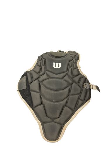 Used Wilson CHEST PROTECTOR BLACK Catchers Chest Protector Black Youth 11834-S000058558