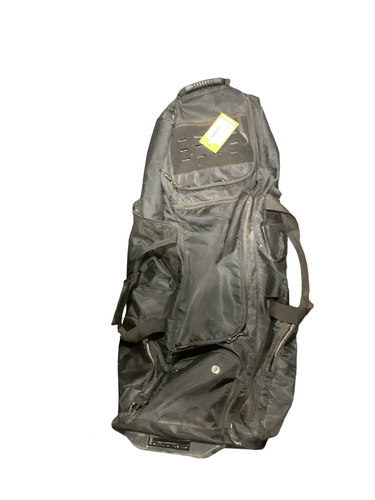 Used CATCHERS ROLLER BLACK BAG BB/SB Player Wheeled Bag Black 11834-S000058550