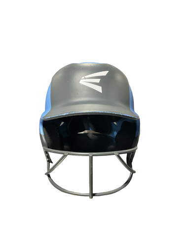 Used Easton 6 1/4 - 6 7/8 Batting Helmet w/Mask Grey SM 11834-S000058456