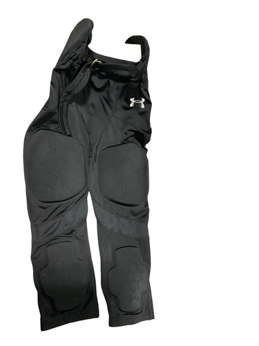 Used Under Armour Youth FB Integrated Pants Black LG 11834-S000058424