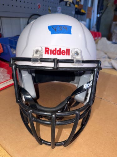 USED RIDDELL SPEED ICON YOUTH HELMET - LARGE - WHITE