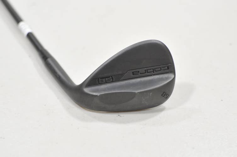 Cobra Snakebite SB Black QPQ 2023 58-06 Widelow Wedge Stiff RH Graphite #229809
