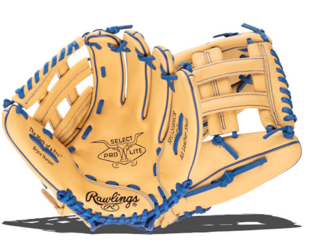 New Rawlings Select Pro Lite 12'' Bryce Harper Youth Baseball Glove: SPL120BHCR