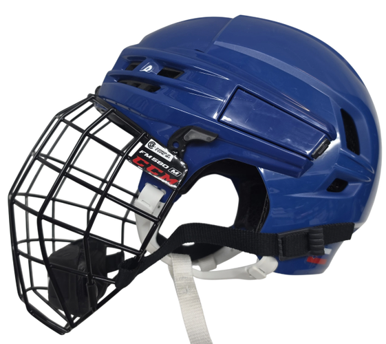 CCM Tacks X Pro Hockey Helmet Pro Stock Large With Cage NCAA #20 NEW (16349)